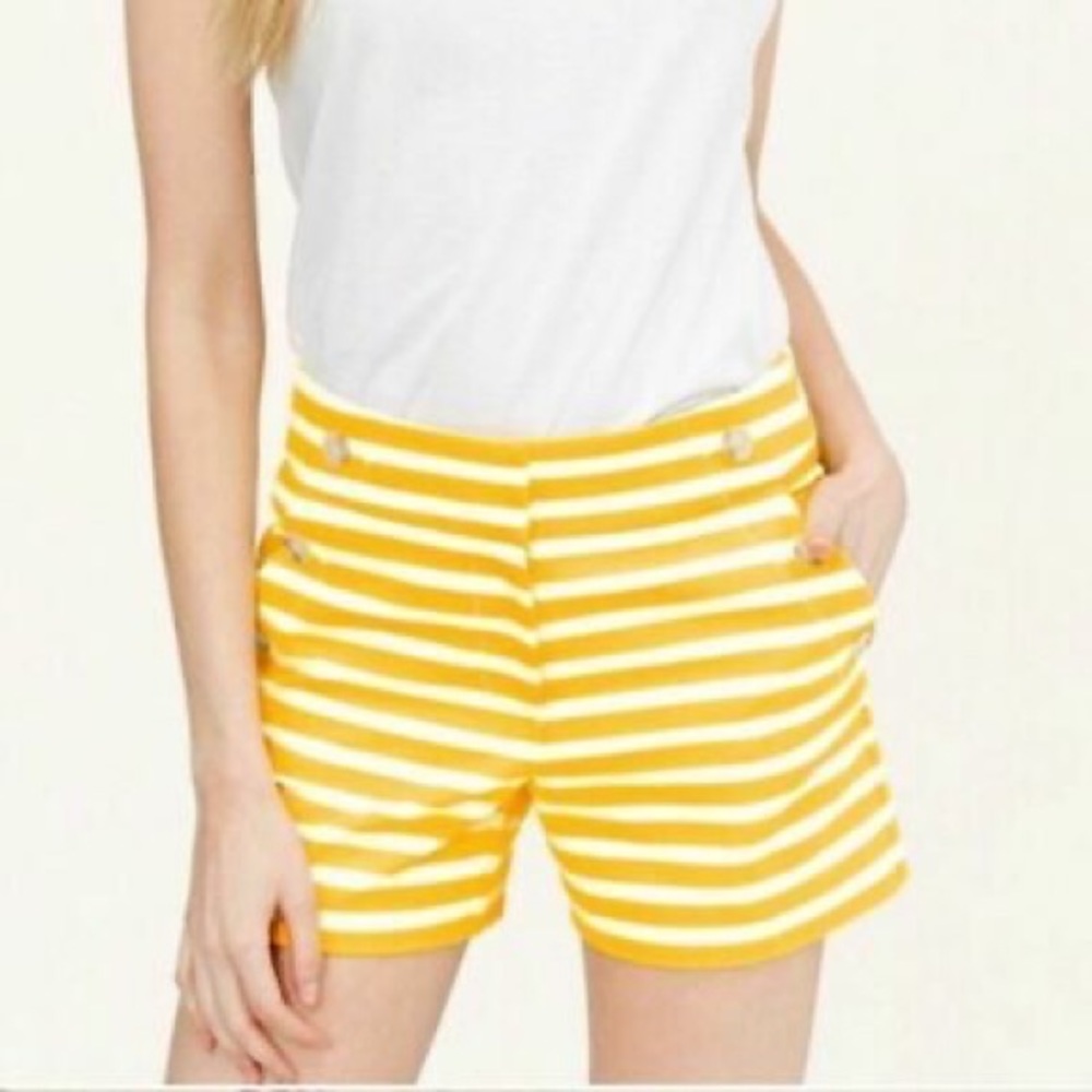 Ann Taylor Loft Sailor Striped Shorts NWT